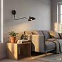 LENIX Wall Lamp 1-Light Iron 4