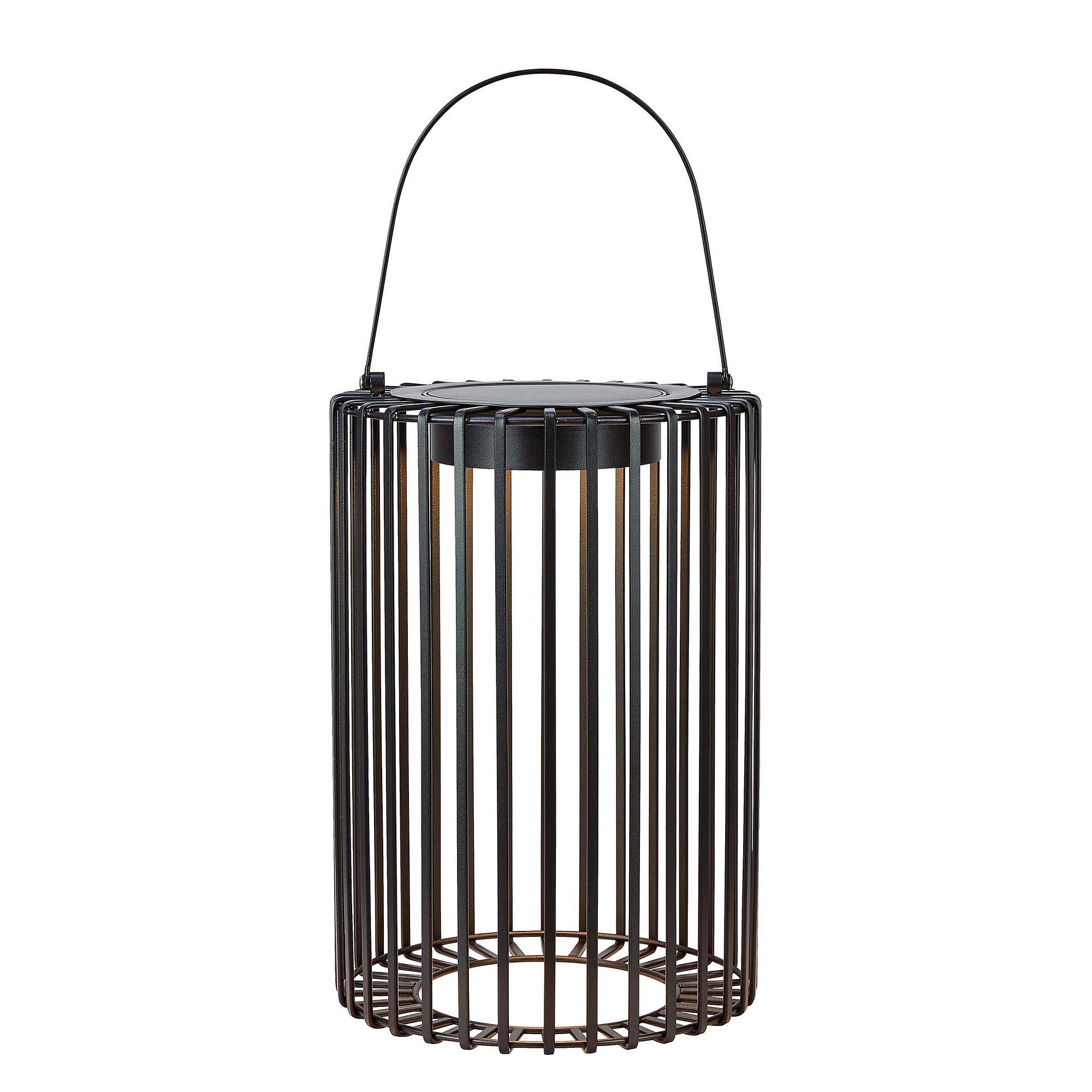Cavia LED Solar Lantern 1-Light Iron Black 3