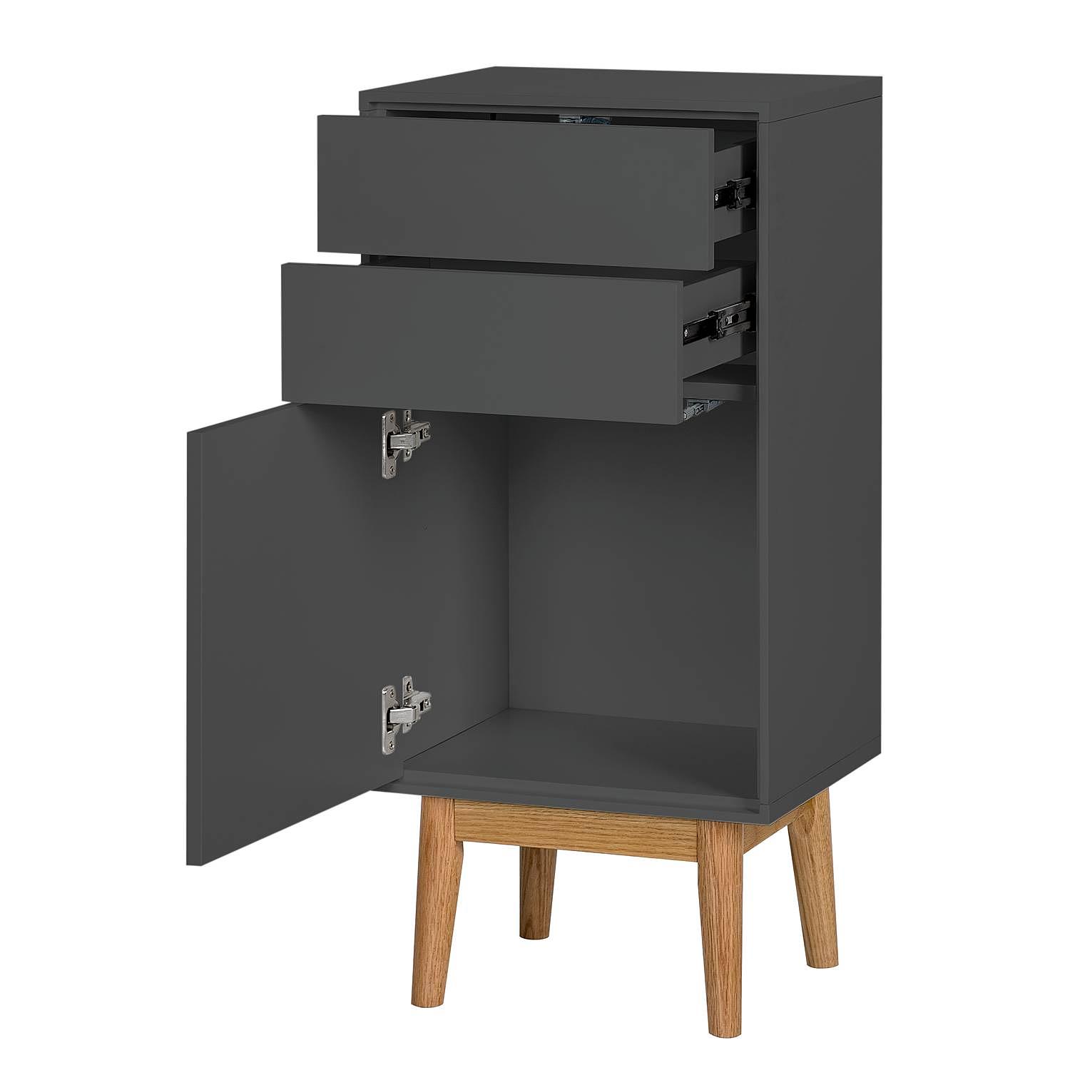 LINDHOLM Base Cabinet Oak Semi-Solid Matte Gray 3