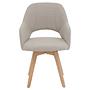 Stade Dining Chair Set of 2 Beige 3