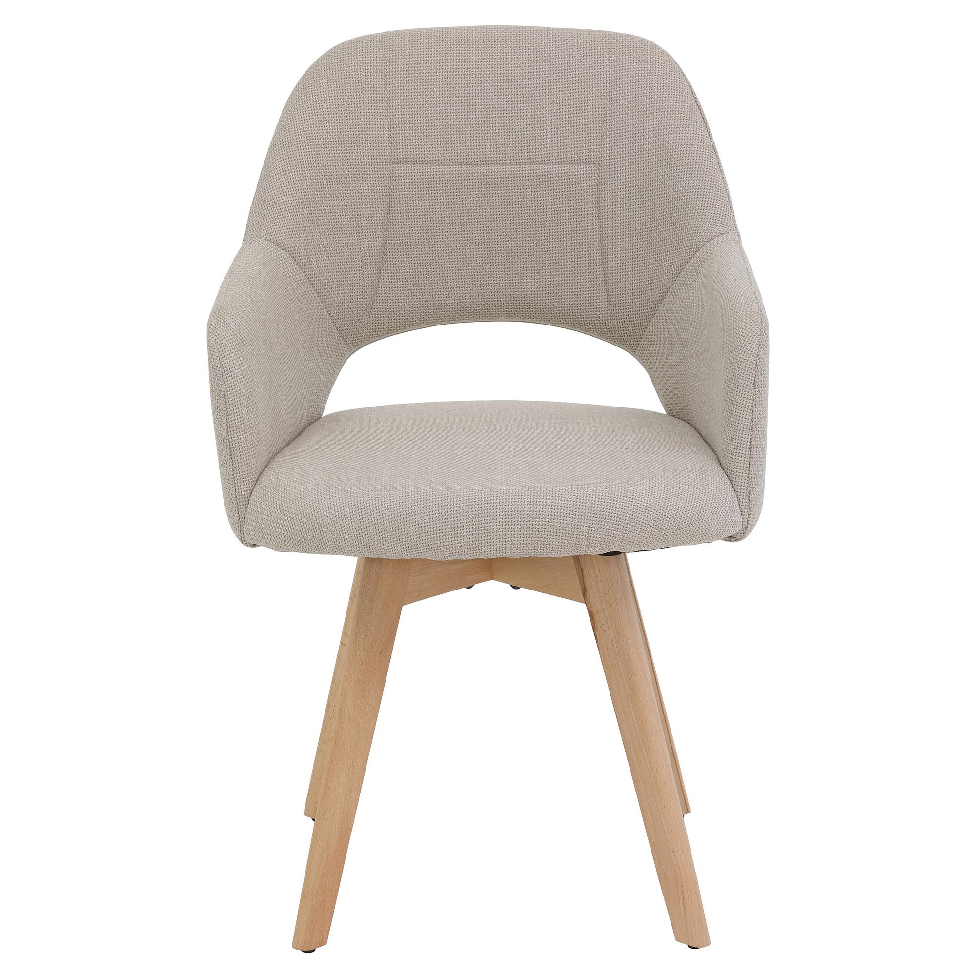 Stade Dining Chair Set of 2 Beige 3