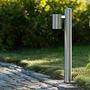Arne LED pathway light type B steel silver 2