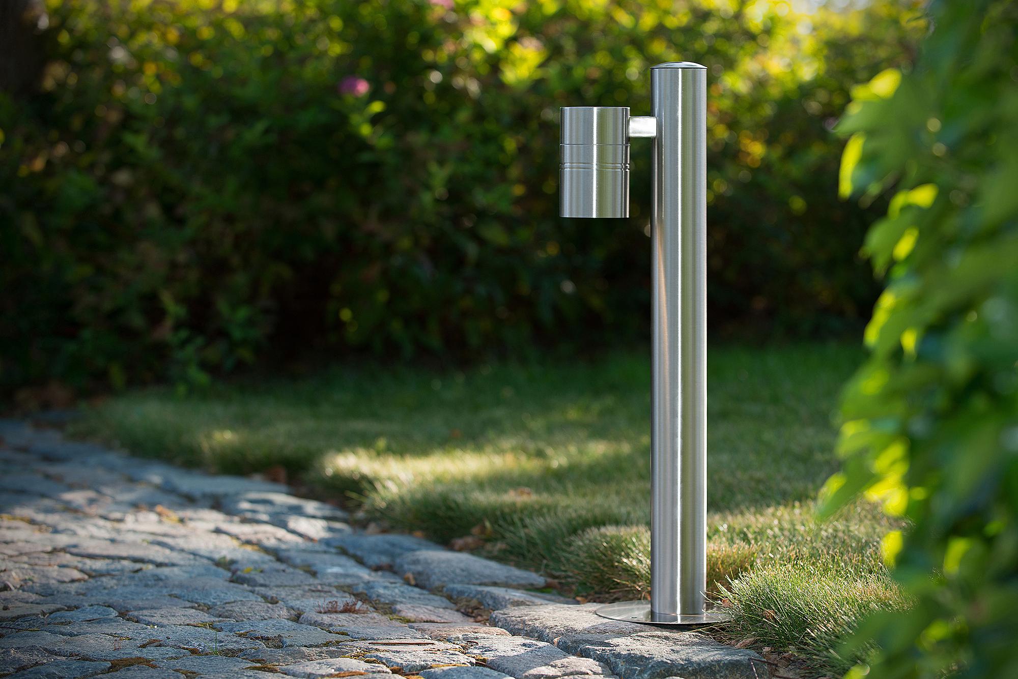Arne LED pathway light type B steel silver 2