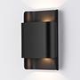 Polly LED Wall Light 2-Light Aluminum Black 0
