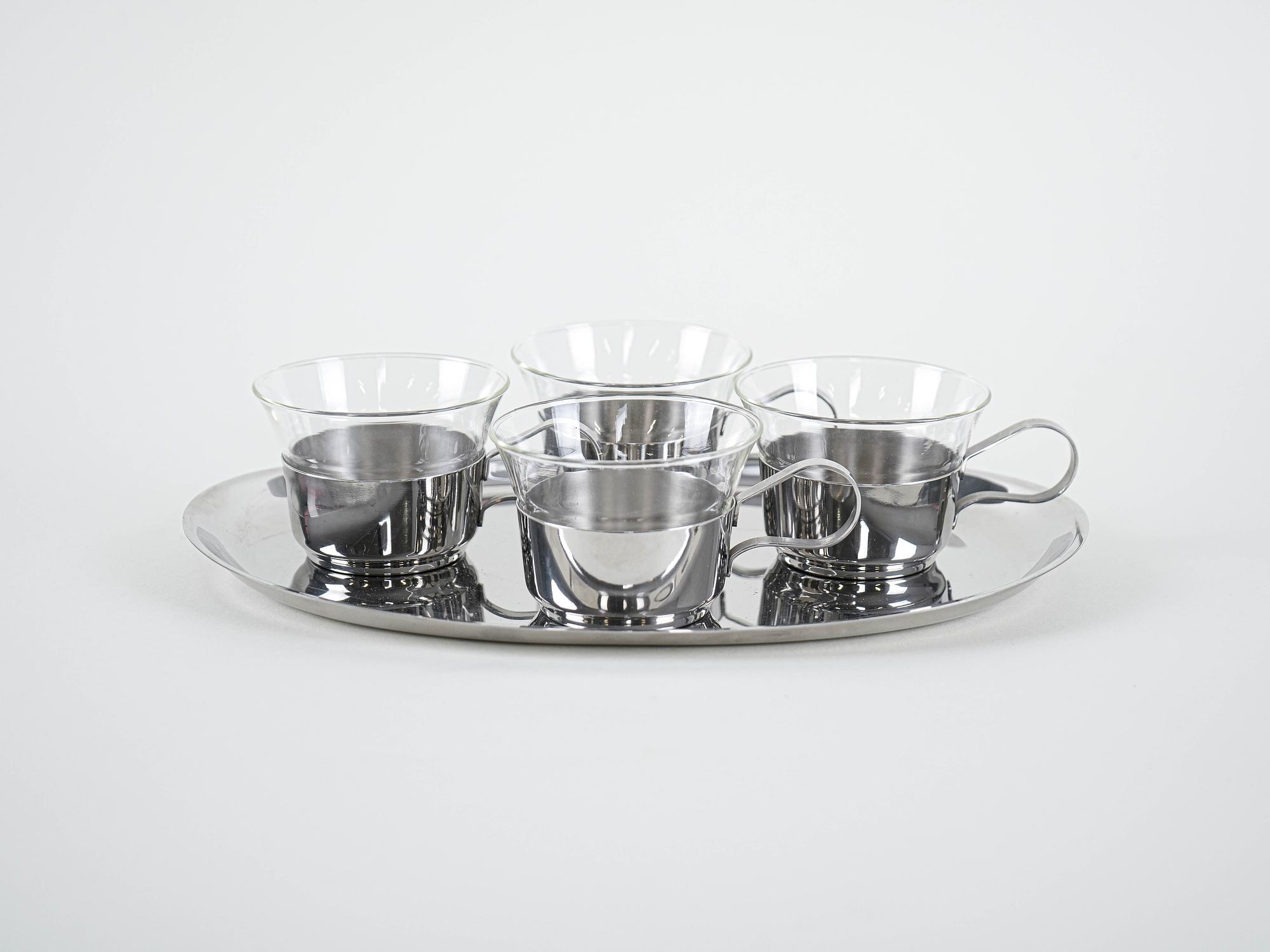 Vintage Servier Set Keramik 1970er Jahre  3