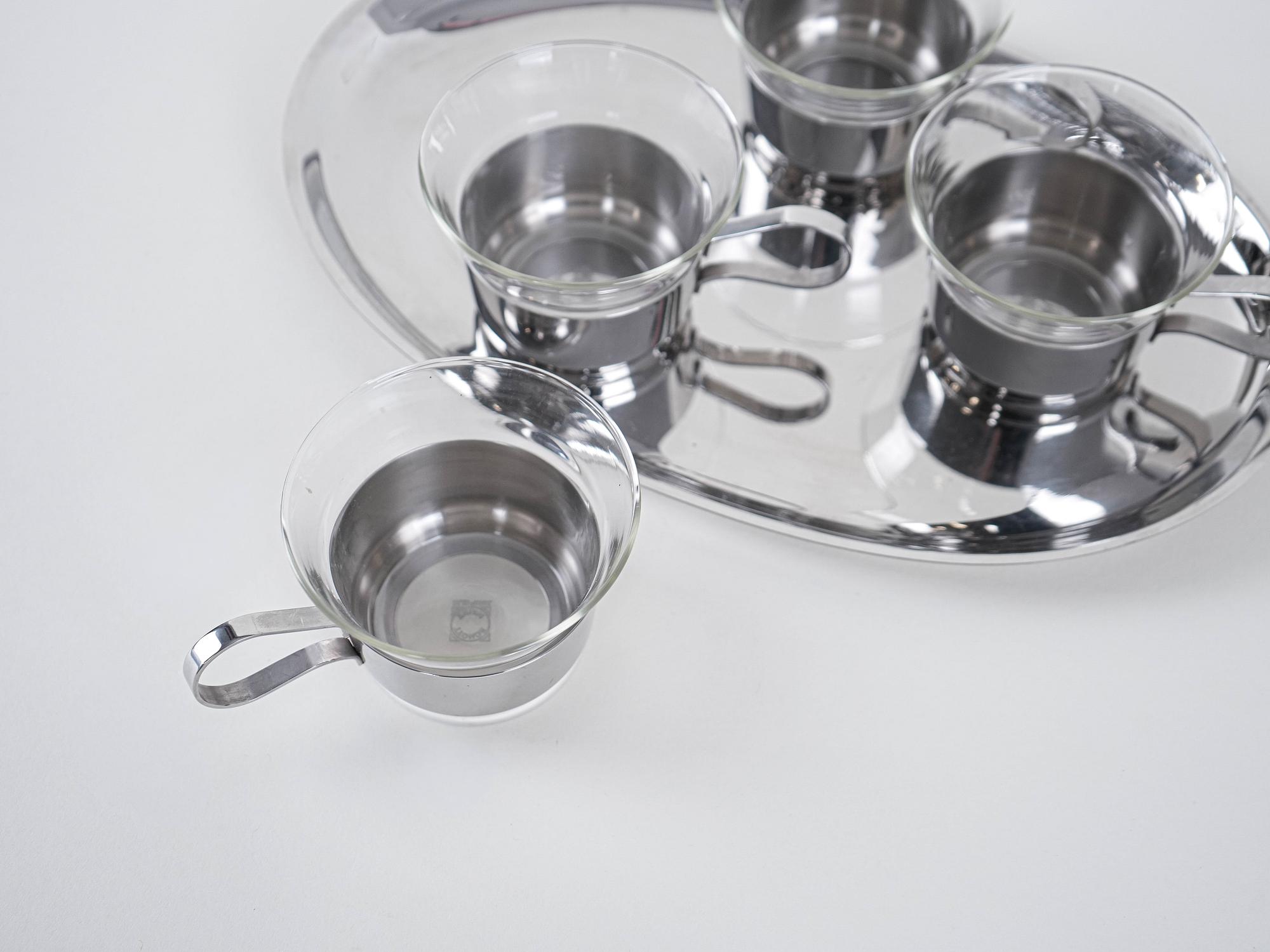 Vintage Servier Set Keramik 1970er Jahre  9