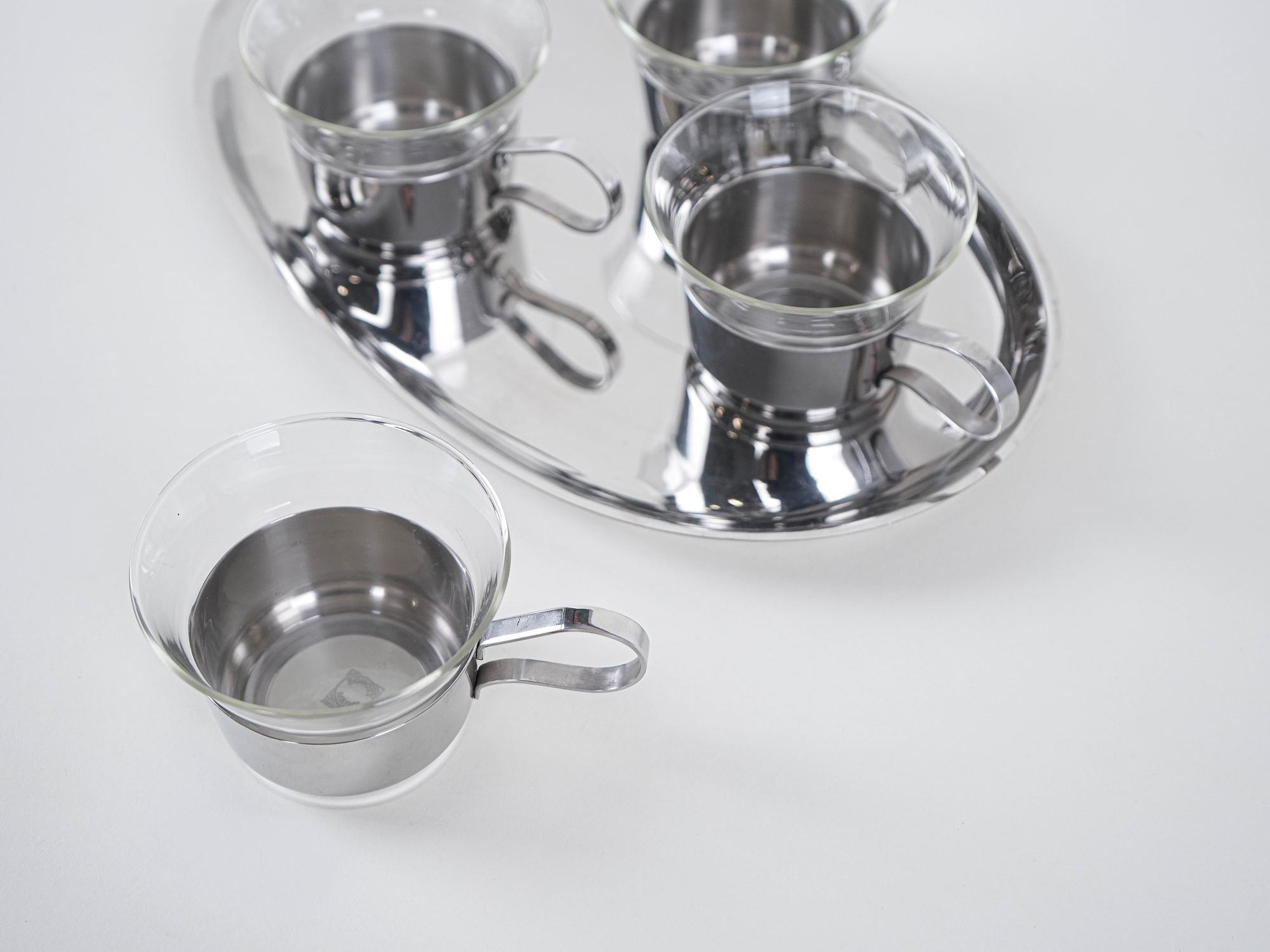 Vintage Servier Set Keramik 1970er Jahre  10