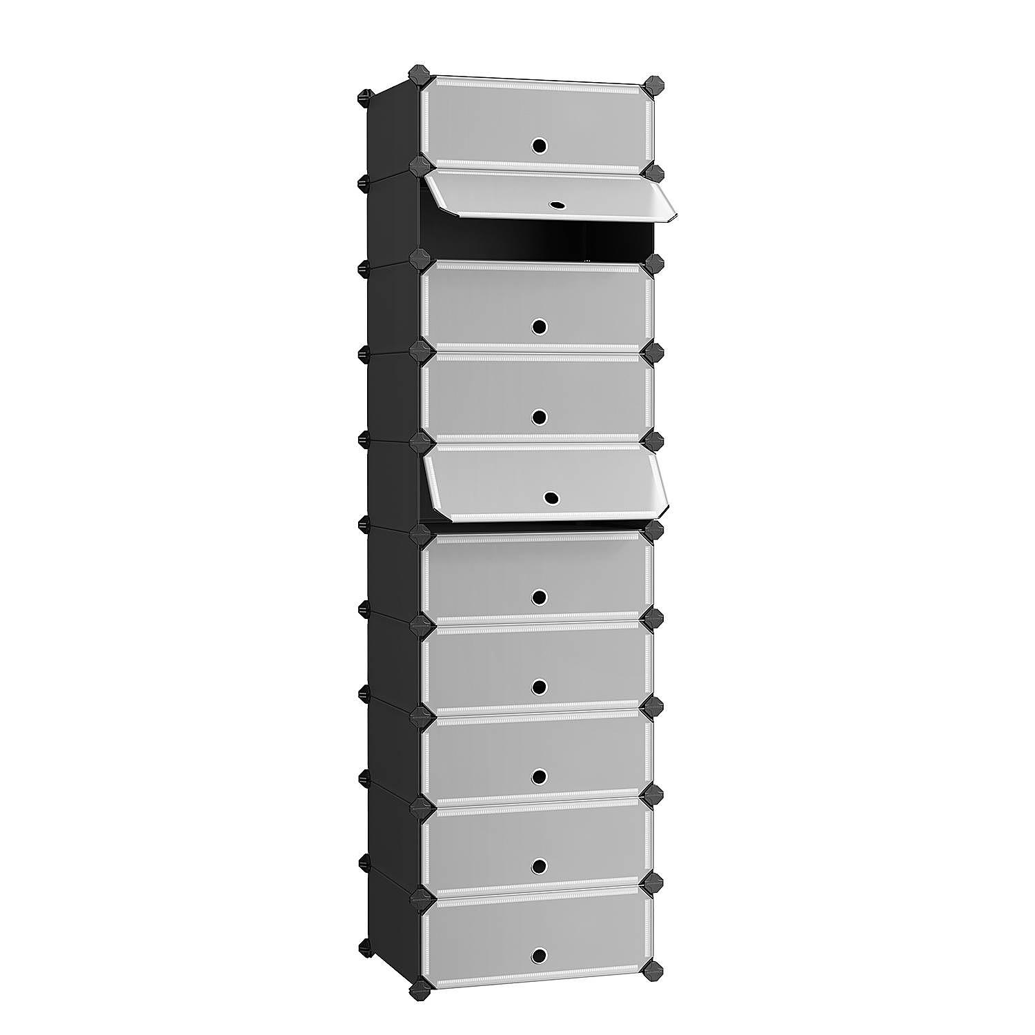 Schuhschrank Beam Schwarz 4