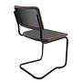 HOLM Cantilever Chair Set of 2 Beech Dark Brown Black 3