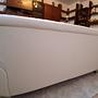 Sofa 3-Seater Leather White 2