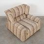 Saporiti Loungesessel Stoff Beige Holz 1960er Jahre 14