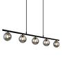 5-Light Jorge Pendant Lamp Colored Glass 0