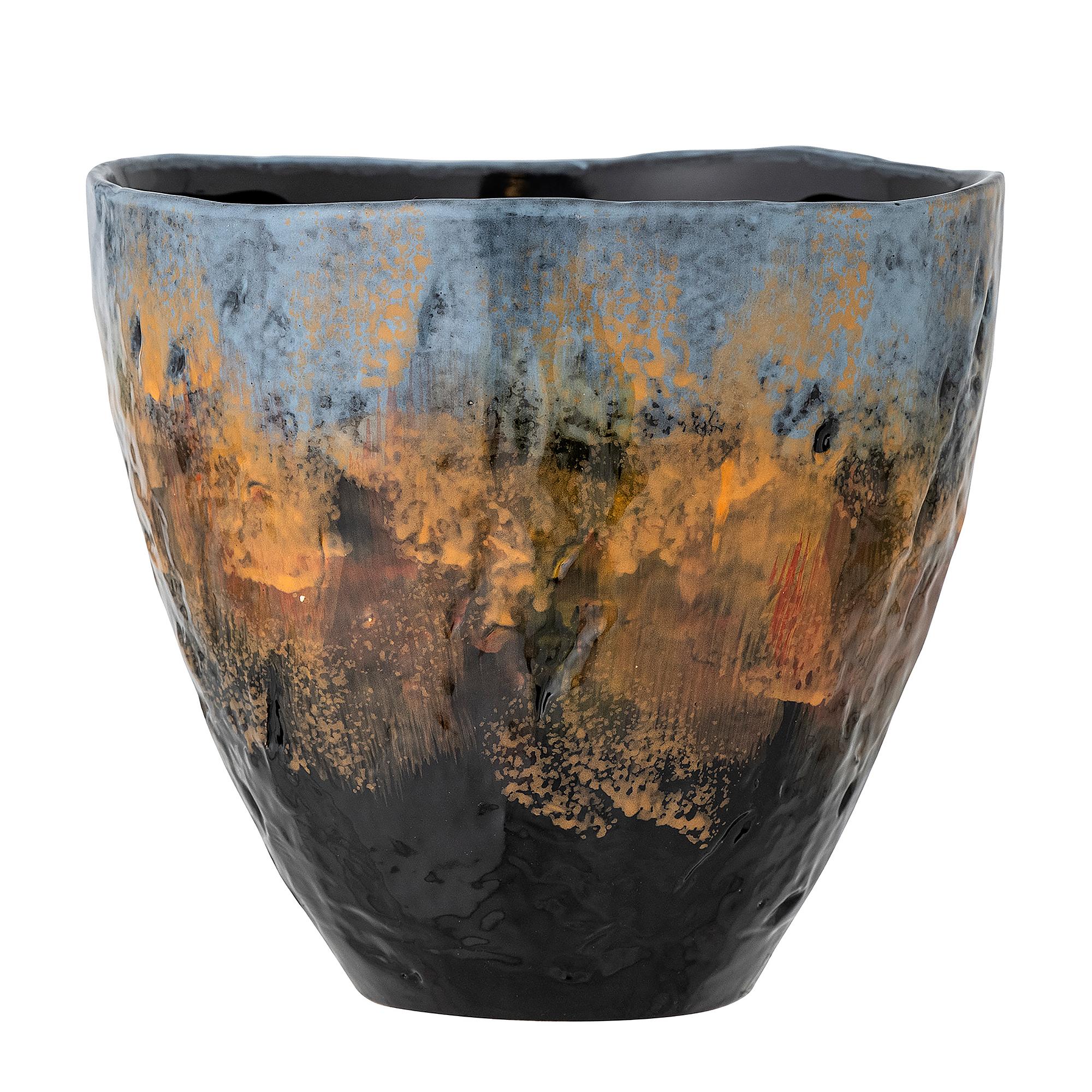 Bong Flower Pot Blue Ceramic 20x22x22cm 0
