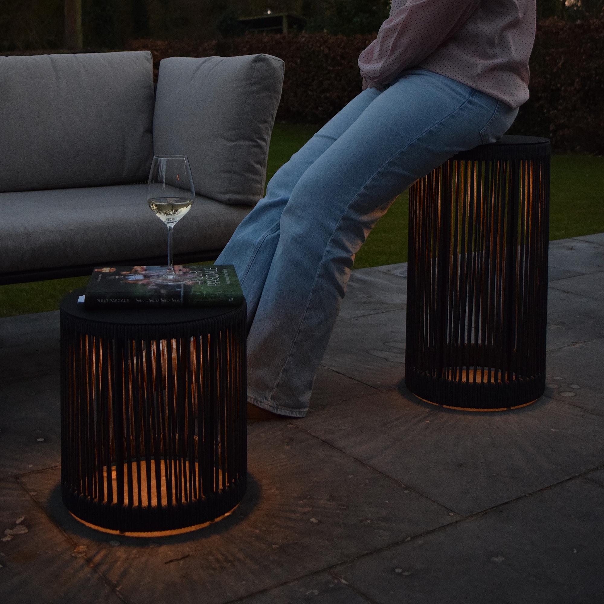 Pingi Battery-powered floor lamp Polyester Black 2