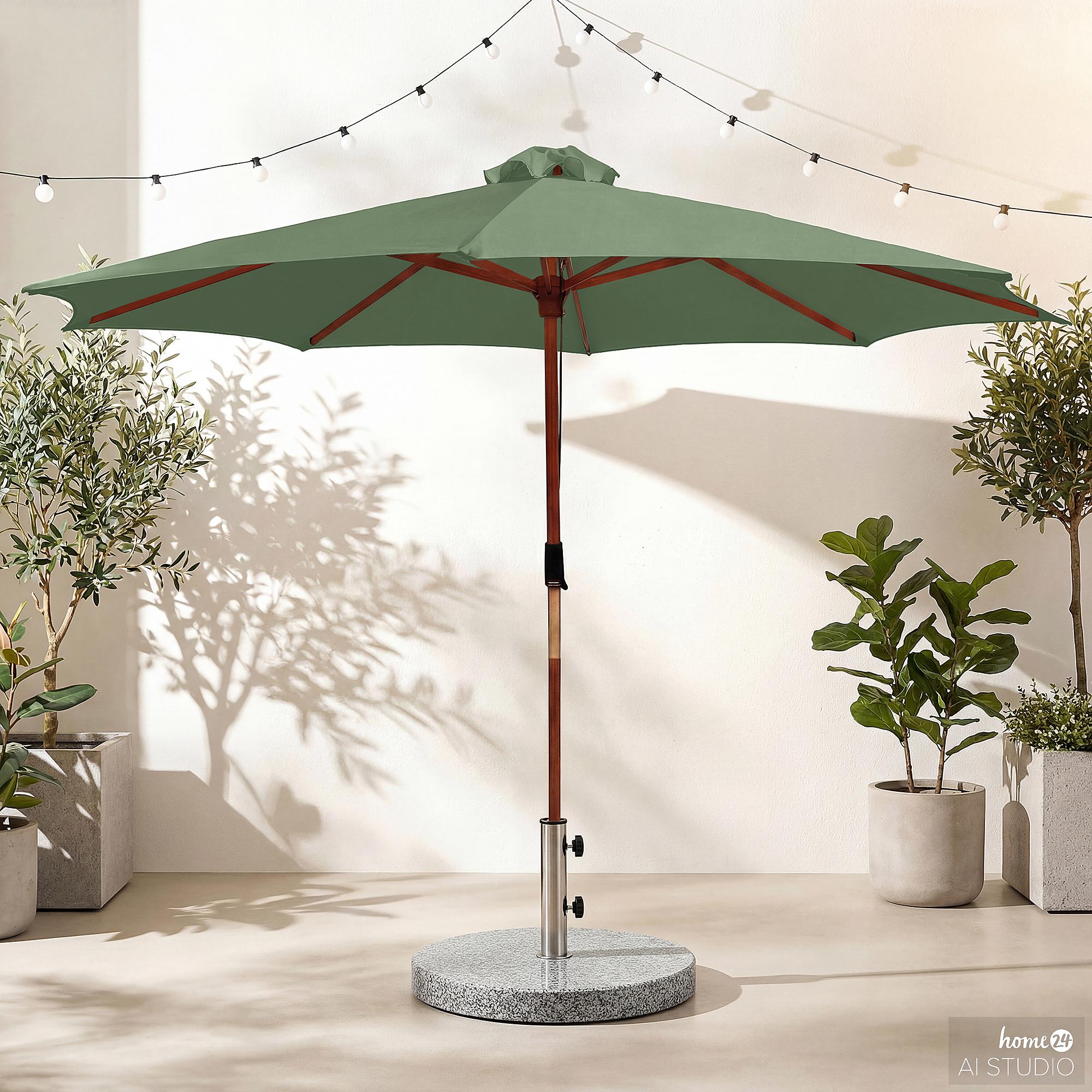 Sombrilla Parasol Eucalyptus Solid Sage 0