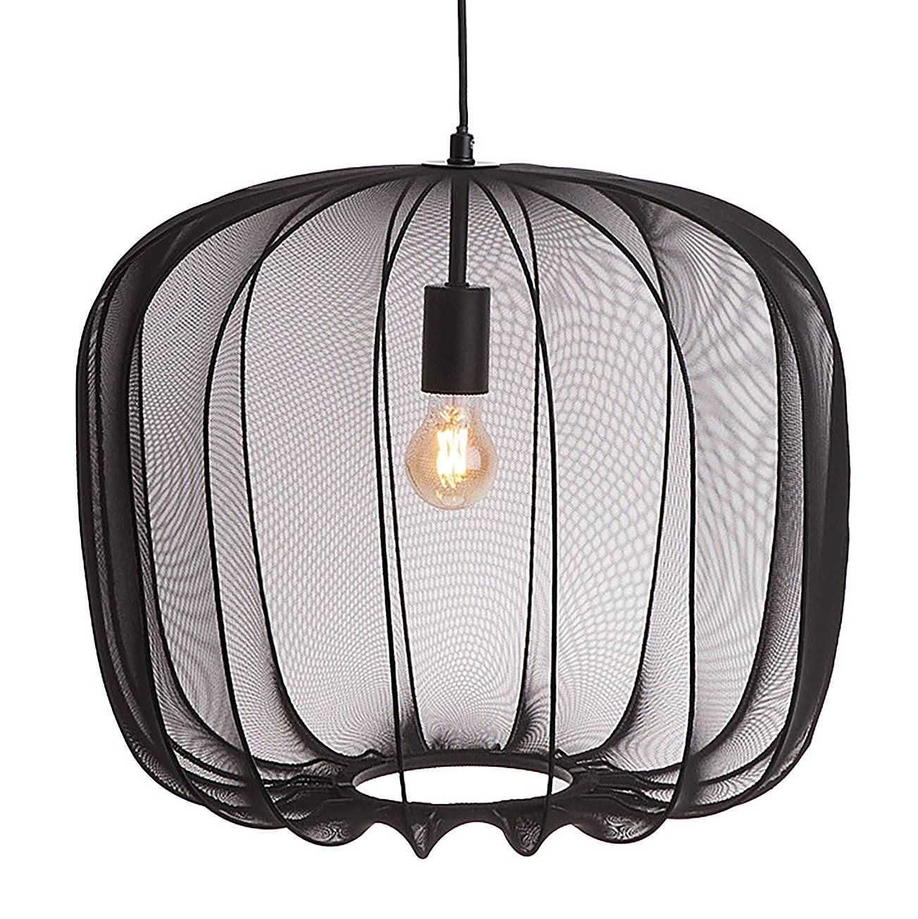 AMAL Hängeleuchte 1-Flammig Eisen Schwarz 50 cm 0