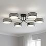 Maga Ceiling Light 6-Light Type A Steel Light Grey 1