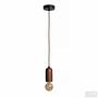 DORVI Pendant Light 1-Light Solid Pine Iron 3
