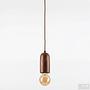 DORVI Pendant Light 1-Light Solid Pine Iron 4