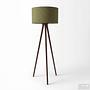 LUNIX Floor Lamp 1-Light Solid Pine Green Textile 3