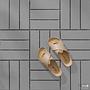 Granyo Terrace Tile 33-piece Set Acacia Polypropylene Grey 0
