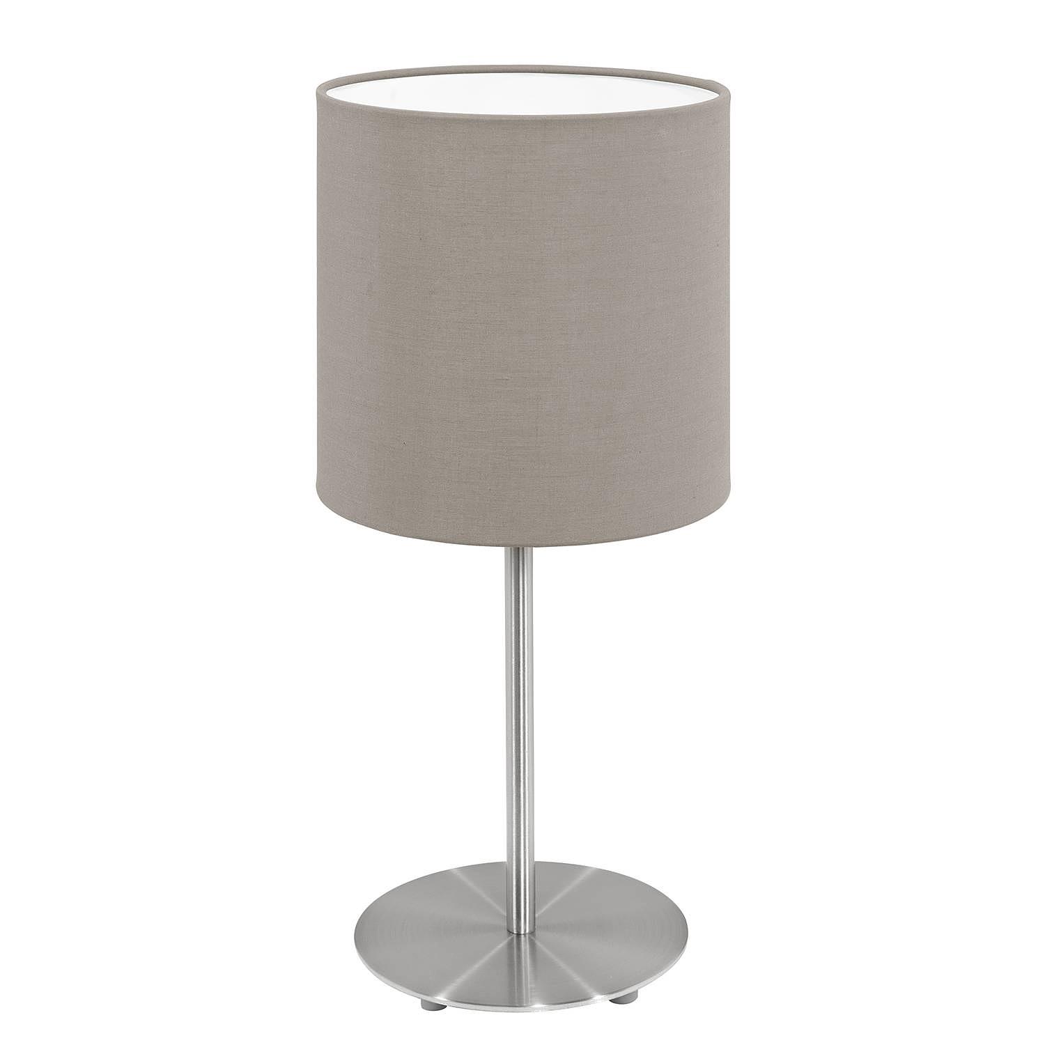 Pasteri Table Lamp 1-Light Mixed Fabric Steel Beige 0