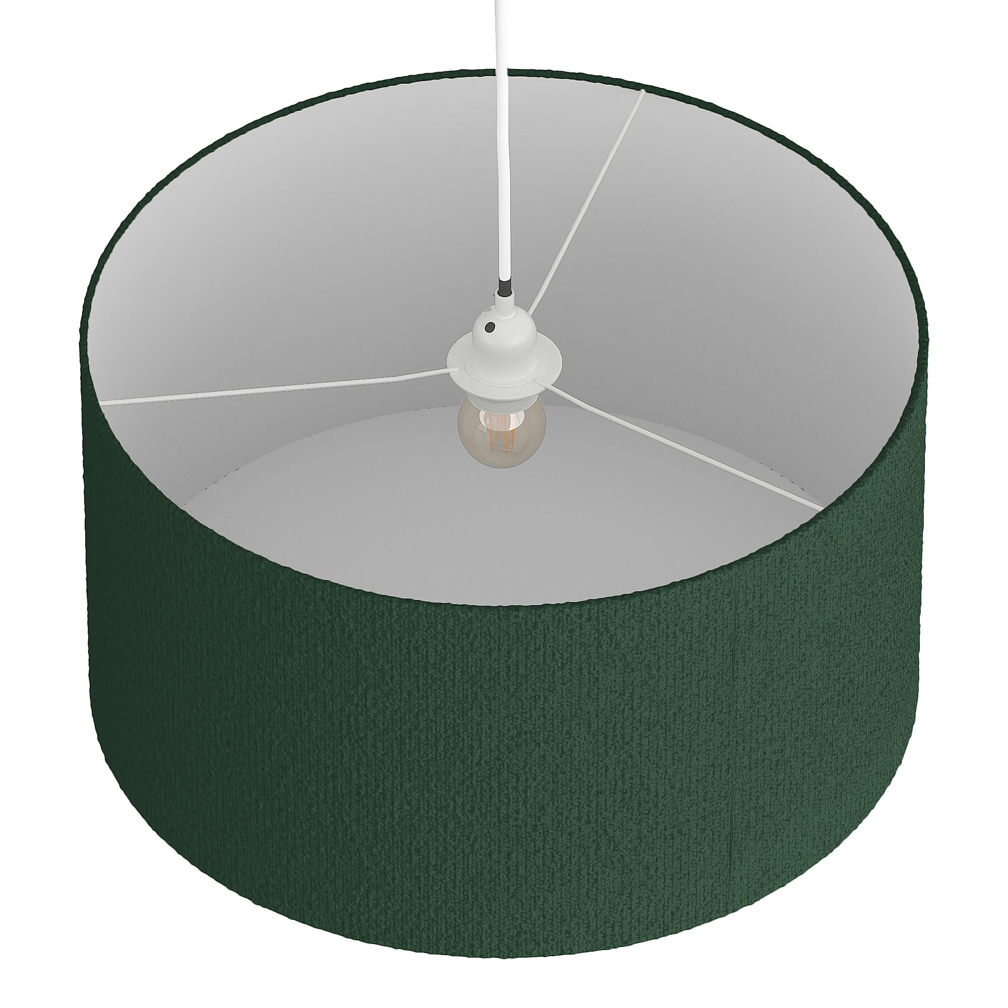 YARO Pendant Light 1-Light Iron Textile Green 40 cm 3