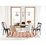 Iskmo II Upholstered Chair Set of 2 Woven Fabric Anthracite 2