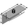 Suse Wall-Mounted Coat Rack High-Gloss White 1