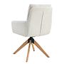 LOVIK Armchair Set of 2 Cream White 4