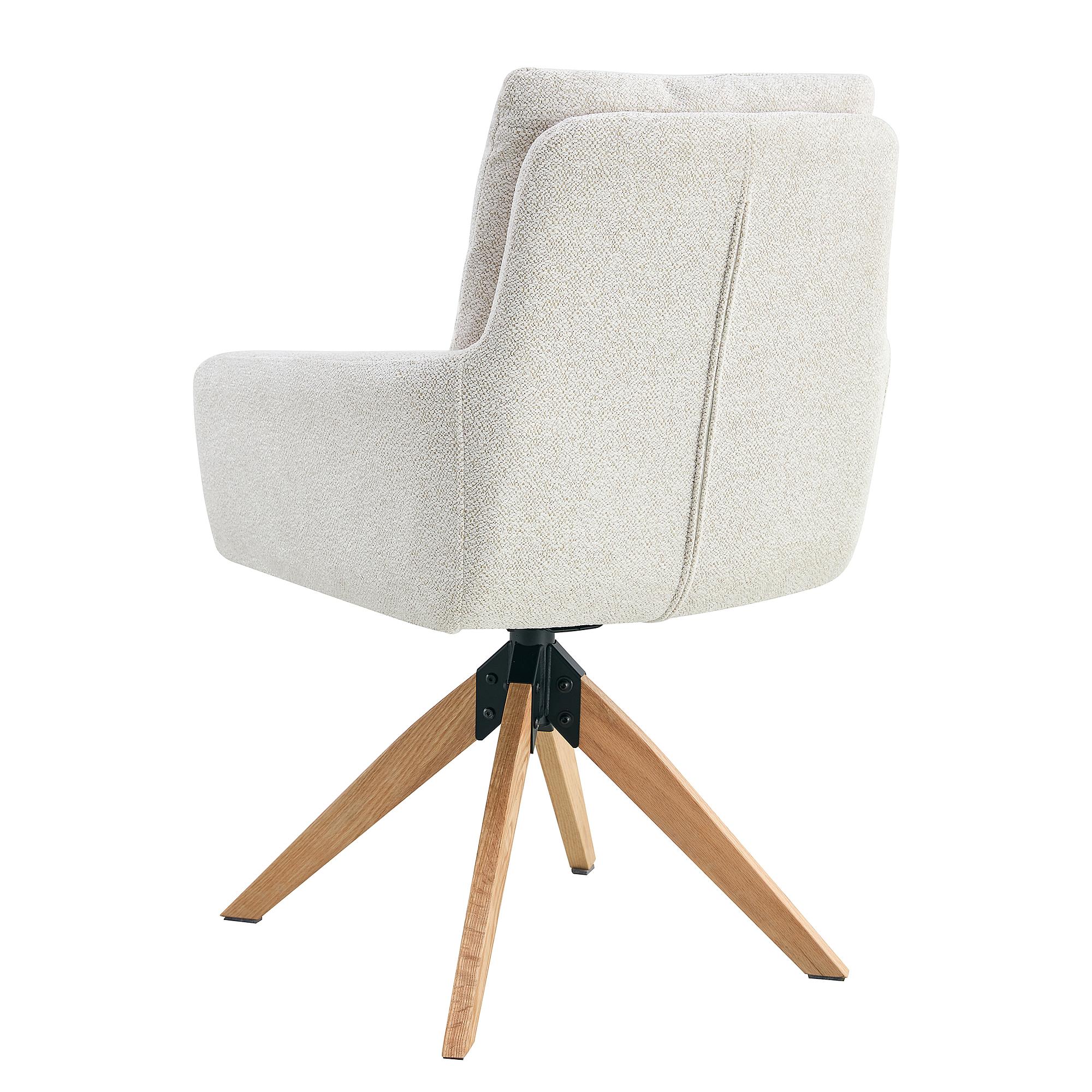 LOVIK Armchair Set of 2 Cream White 4