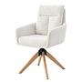 LOVIK Armchair Set of 2 Cream White 2