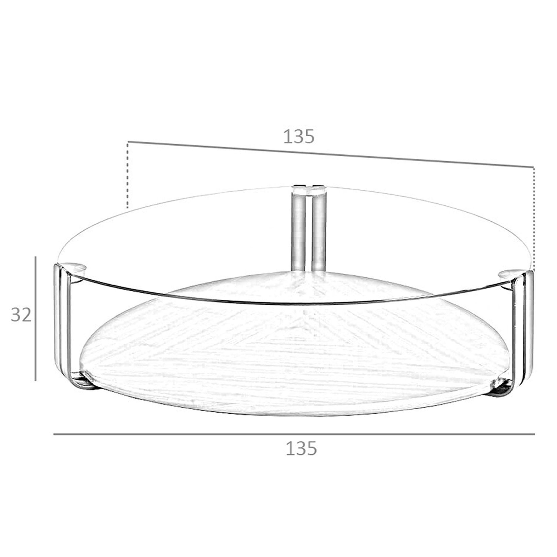 Couchtisch Glas Stahl und Walnuss Schwarz 2055 7