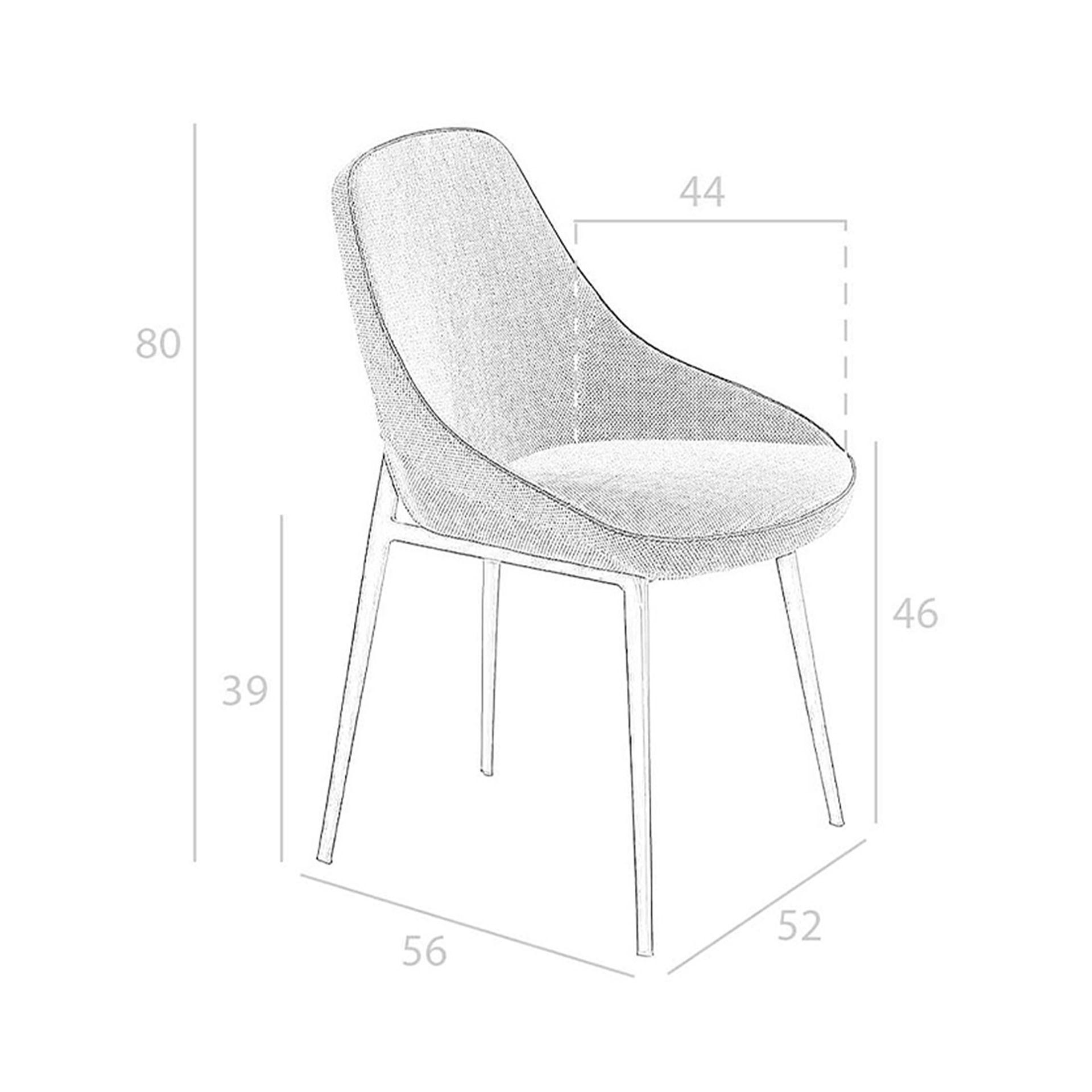 Fabric Chair Grey 4082 6