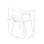Chair Fabric Mink-Faux Leather Grey 4091 7