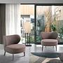 Fabric Armchair Brown 5079 3