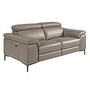 2-Seater Relax Sofa Leather Dark Grey 6121 0