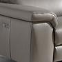 2-Seater Relax Sofa Leather Dark Grey 6121 4