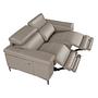 2-Seater Relax Sofa Leather Dark Grey 6121 7