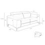 2-Seater Relax Sofa Leather Dark Grey 6121 8