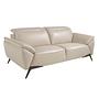 2-seater sofa leather taupe 6131 0