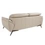 2-seater sofa leather taupe 6131 7