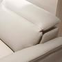 2-Sitzer-Sofa Leder Taupe 6131 5