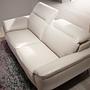 2-seater sofa leather taupe 6131 4