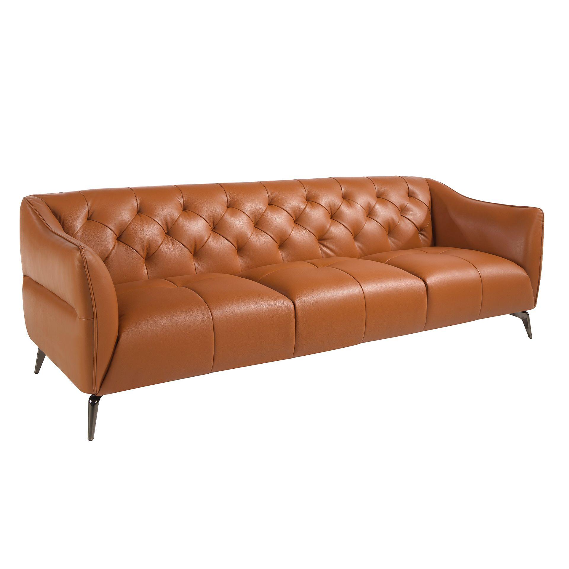 Chester 3-Sitzer Sofa Leder Braun 6169 0