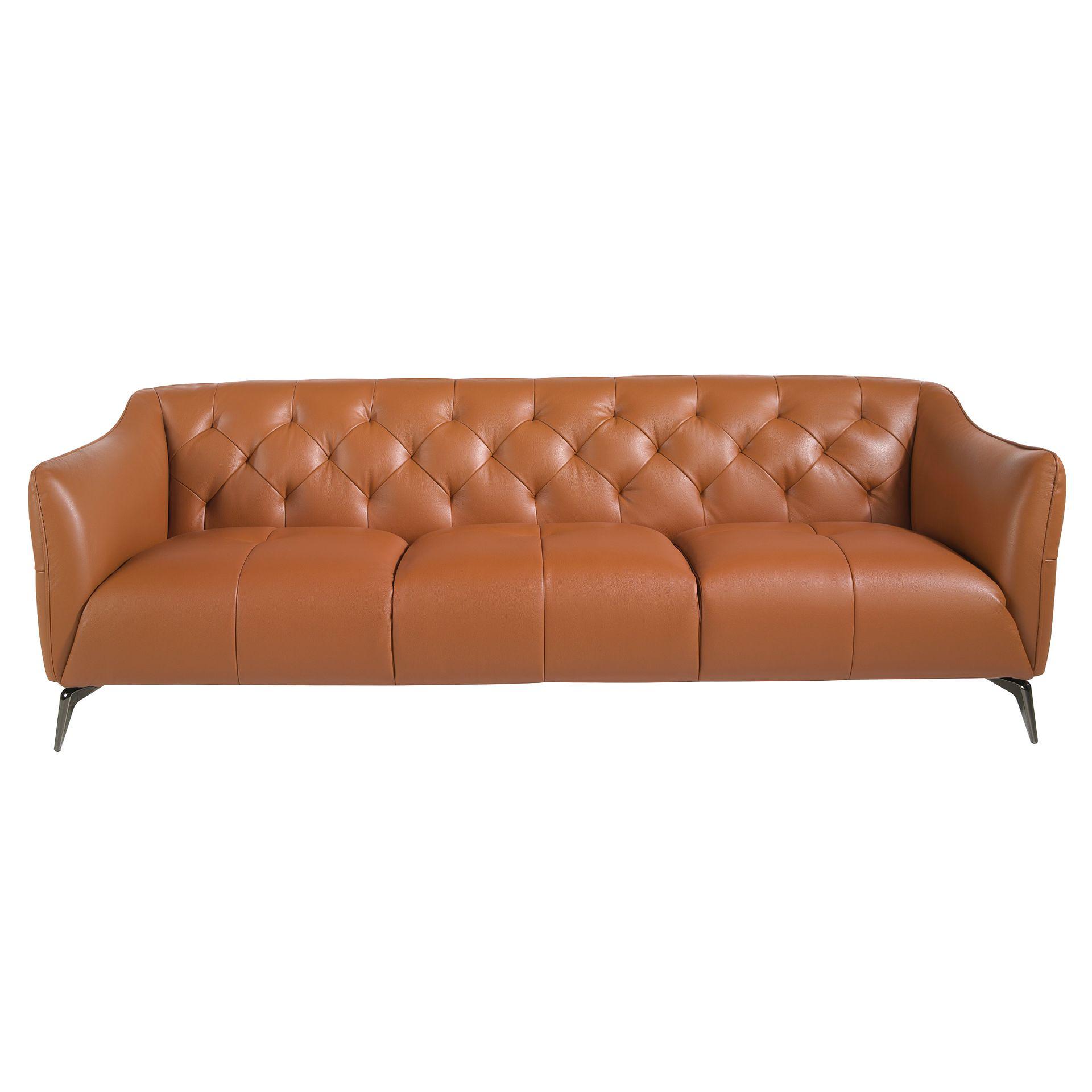 Chester 3-Sitzer Sofa Leder Braun 6169 1