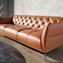 Chester 3-Sitzer Sofa Leder Braun 6169 5