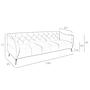 Chester 3-Seater Sofa Leather Brown 6169 8