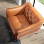 Chester Sessel Leder Braun 5098 5