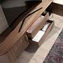 TV Lowboard Walnut Steel Polished Gold 3227 4